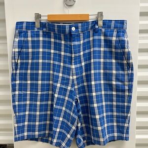 Blue Plaid FootJoy Shorts ~ W38